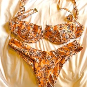 SHEIN floral bikini
